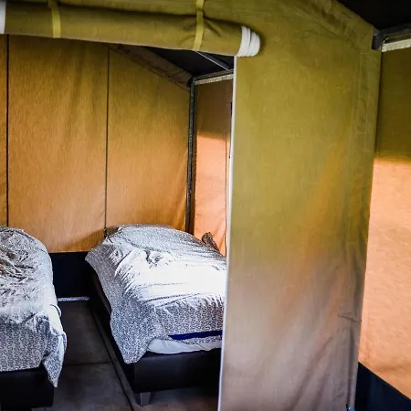 Fine Safari Tent In A Park, Adjacent To The Forest, Luxembourg At 30 Km Nommern